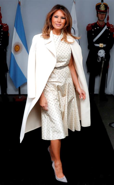 Melania Trump's Stunning Dior Polka